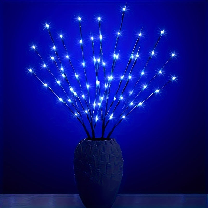 LED Lighted Twig Branches In Home