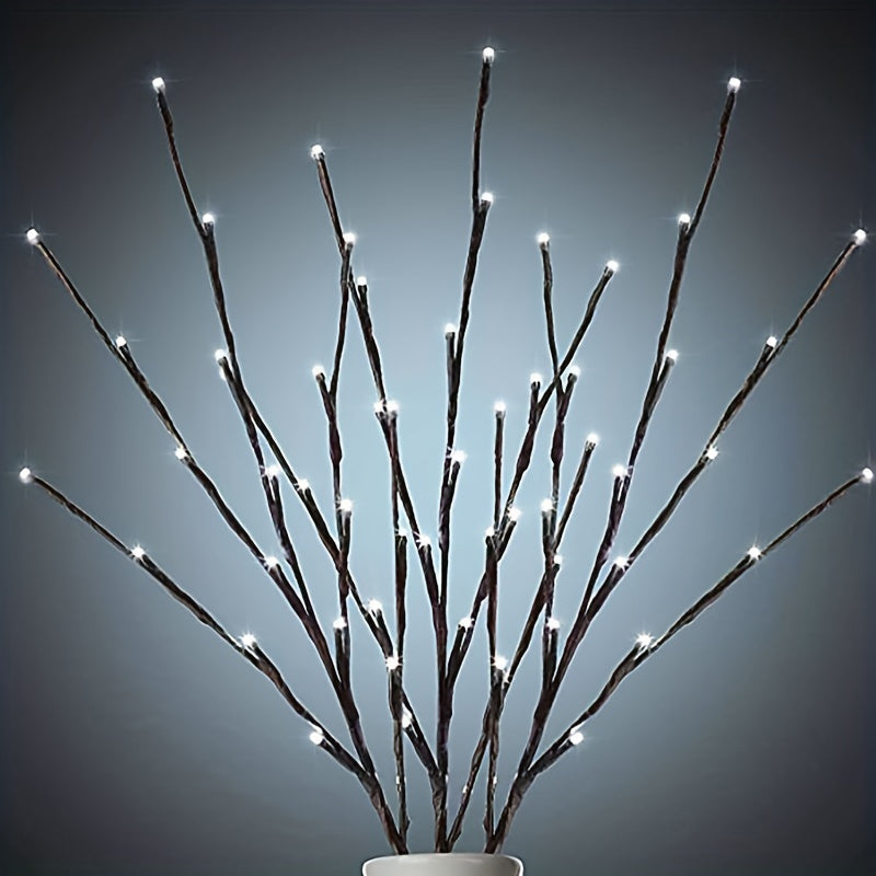LED Lighted Twig Branches In Home