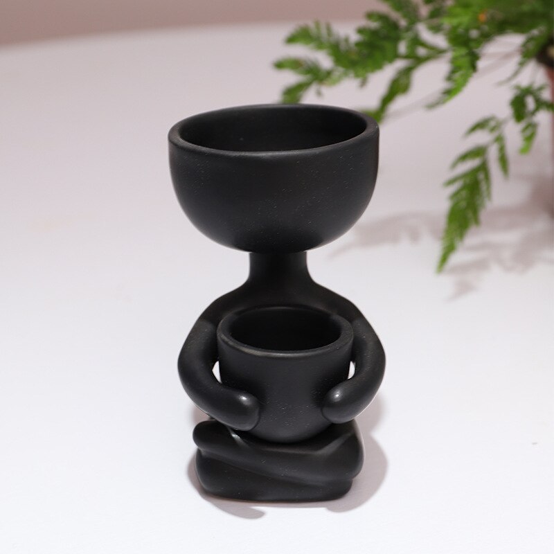 #title##Humanoid Ceramic Flower Pot | In Home