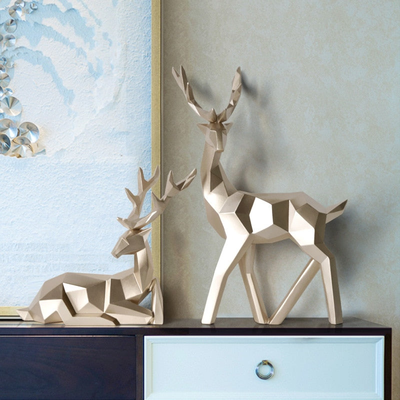 #title##Resin Deer Statue | In Home