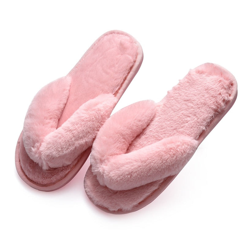 #title##Woman fashion fur slippers | In Home