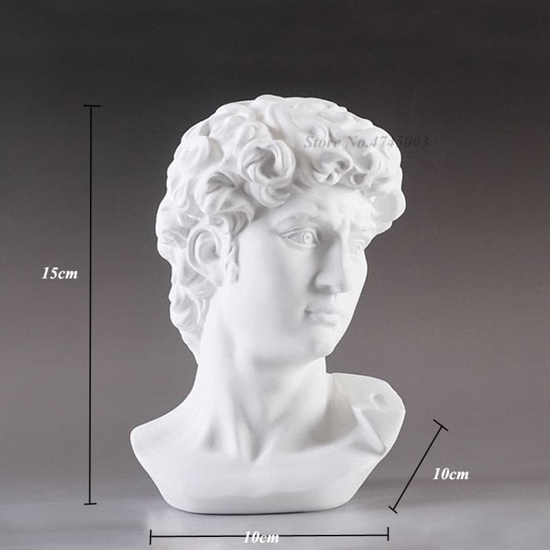 #title##David Head Bust Statue | In Home