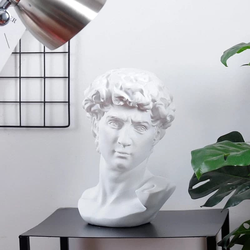 #title##David Head Bust Statue | In Home